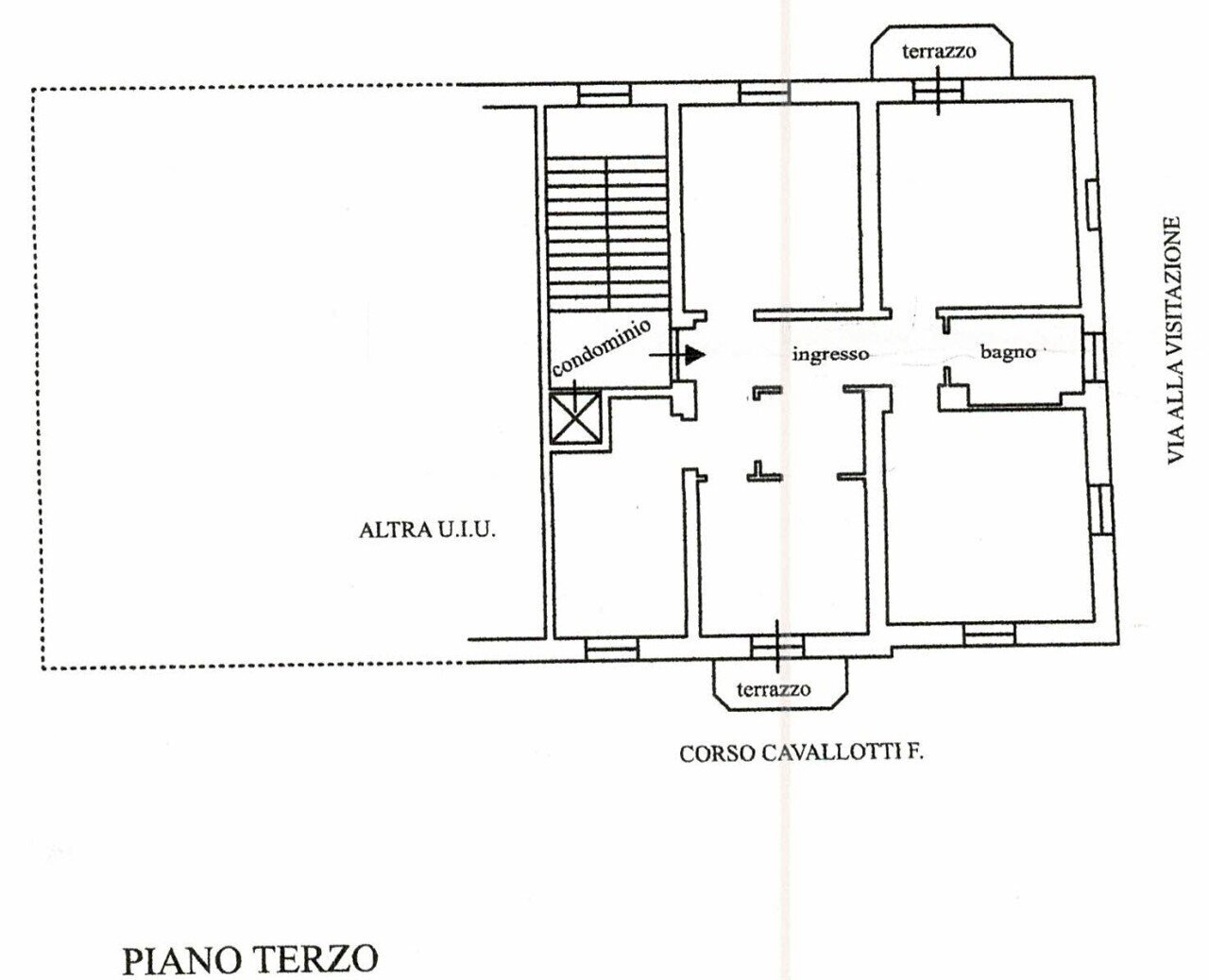 PLANIMETRIA_000429 - Apartment Corso Felice Cavallotti 14, Sanremo - floor plans 1
