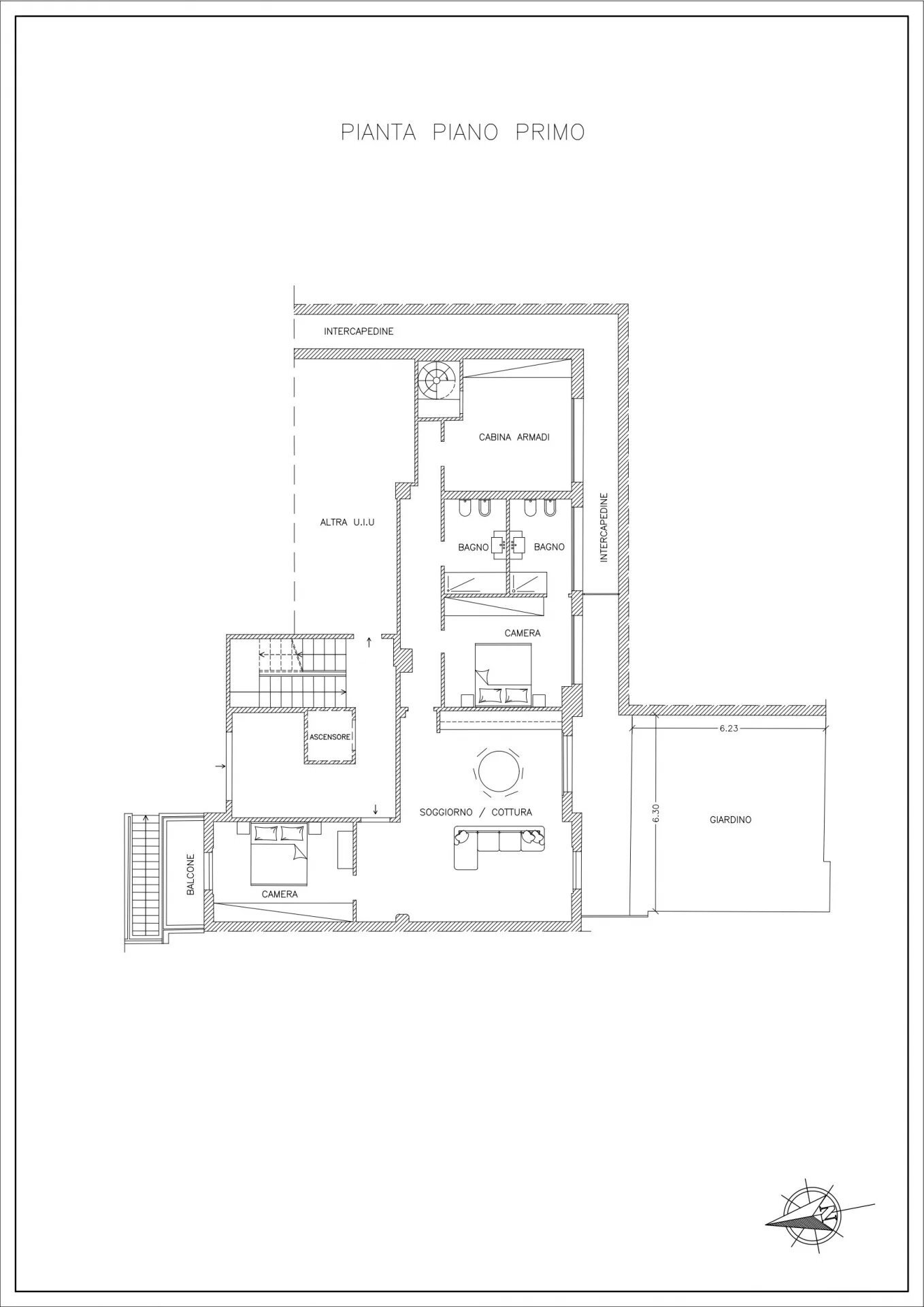 Planimetria - Four-room apartment Chiavari - photo 1