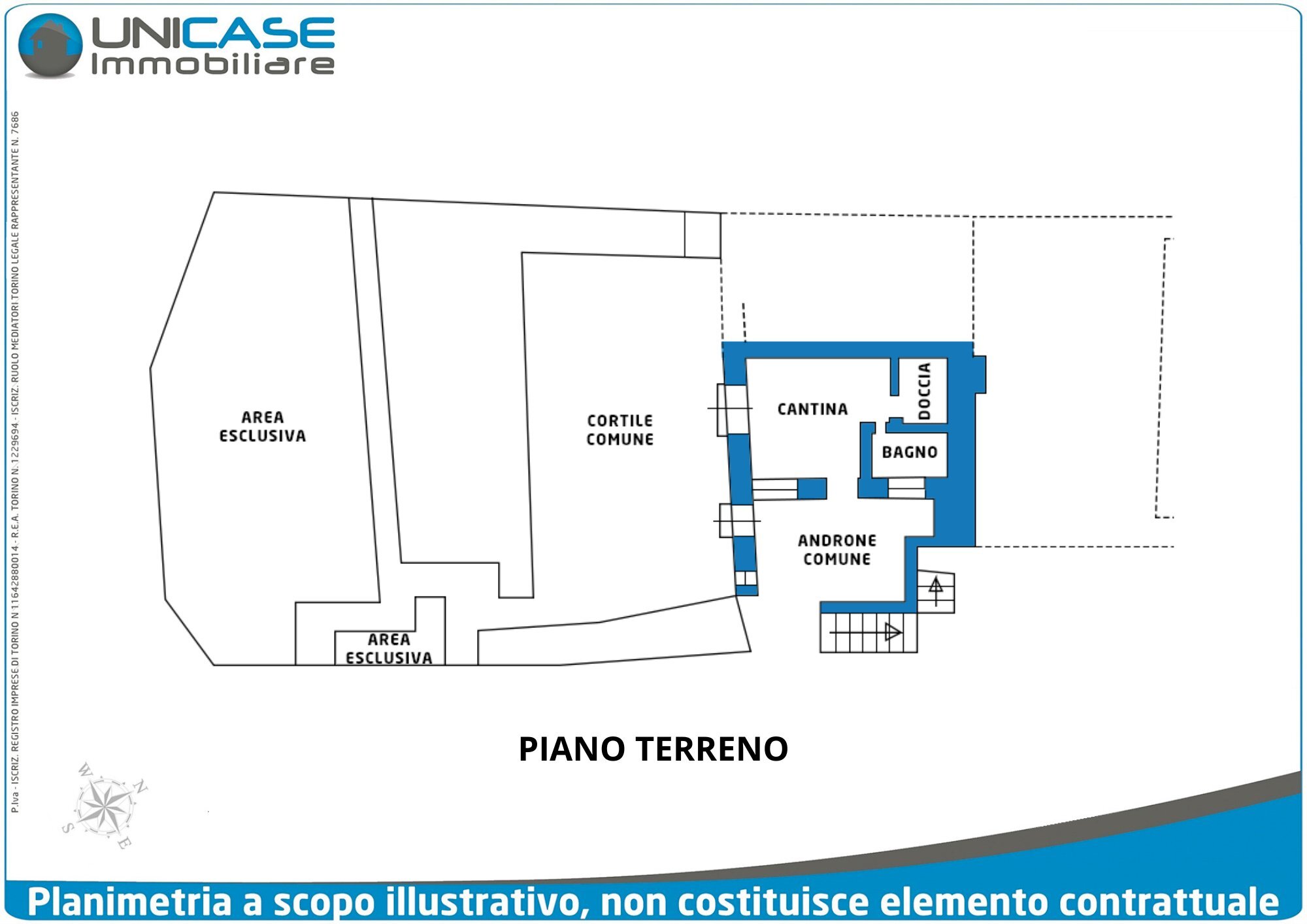Portion of a house Località Giovo, 44, Angrogna - floor plans 1