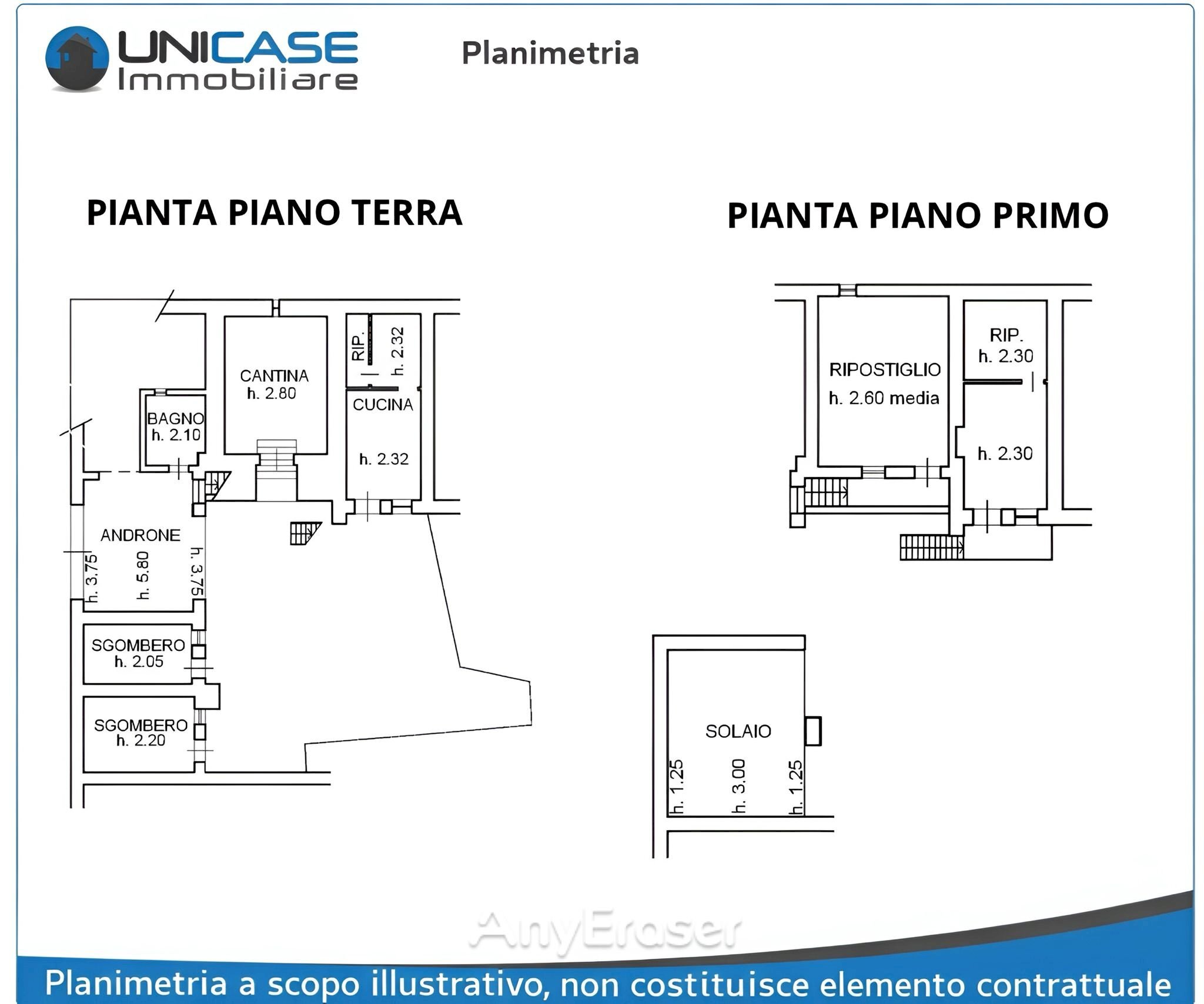 Independent house Via Ruscassi, Bagnolo Piemonte - floor plans 1