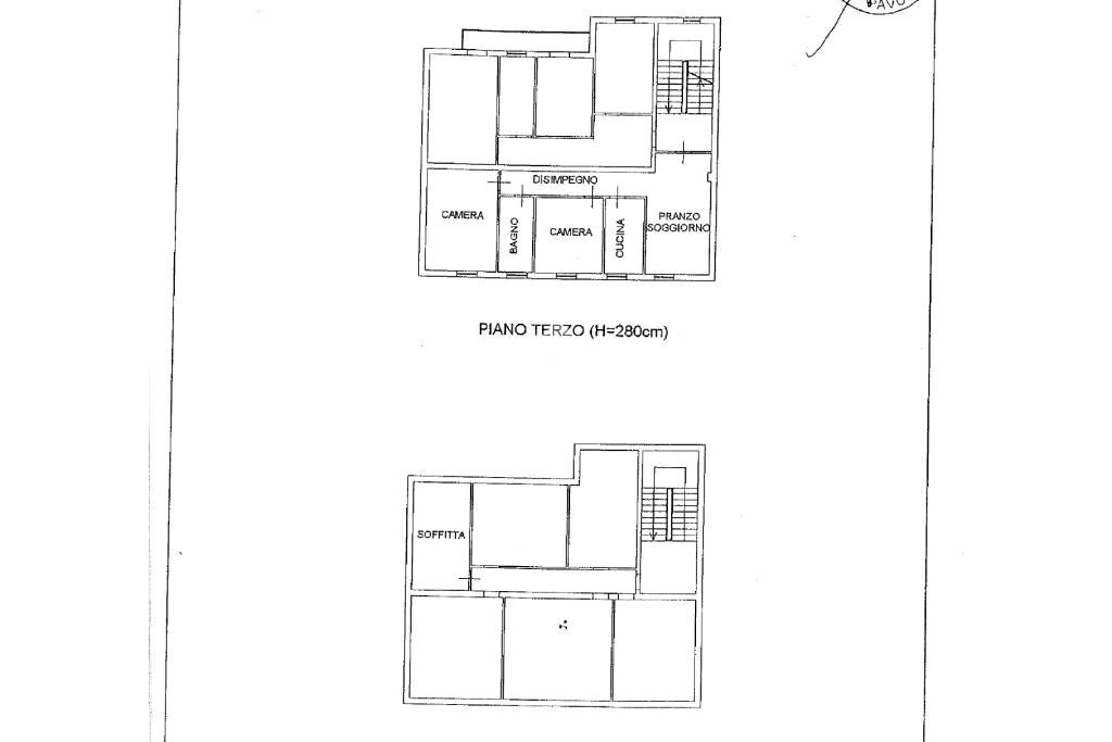 Two-room apartment Pavullo Nel Frignano, Pavullo nel Frignano - floor plans 1