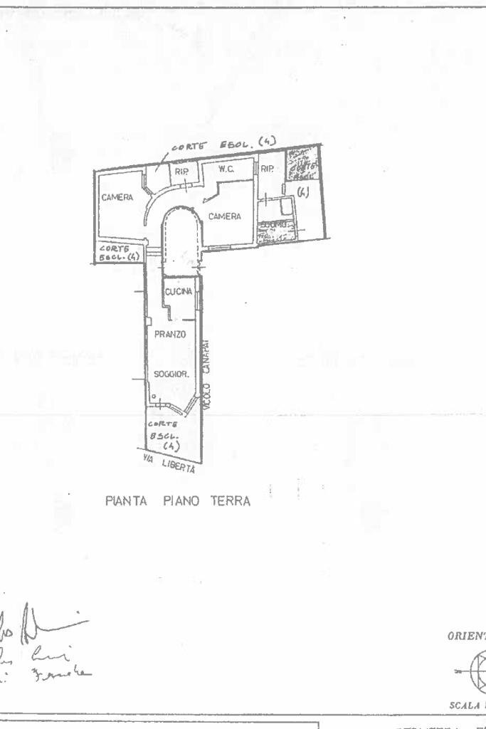 Three-room apartment Via liberta', Cattolica - floor plans 1