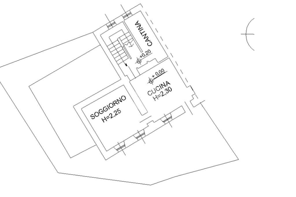 Semi-detached house Via della Resistenza, Langhirano - floor plans 1