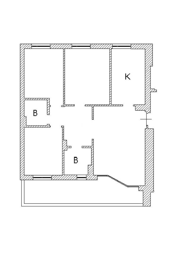 Quadrilocale Via Caduti in Missione di Pace, Milano (zona Rubattino) - planimetria 1
