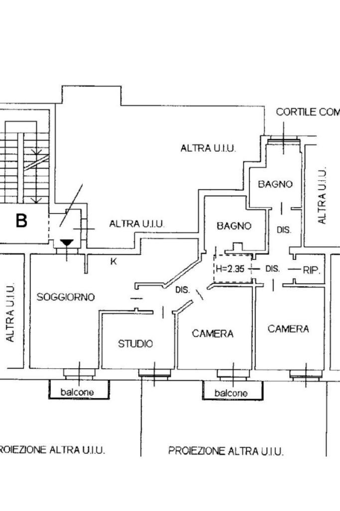 Quadrilocale Corso Genova, Milano (zona Ticinese) - planimetria 1