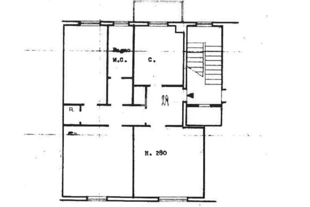 Three-room apartment Via agostino de pretis, Milano (neighborhood Barona) - floor plans 1