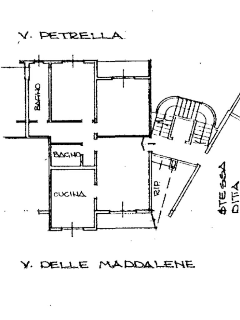 Quadrilocale Via Maddalene, Torino (zona Barriera Milano) - planimetria 1