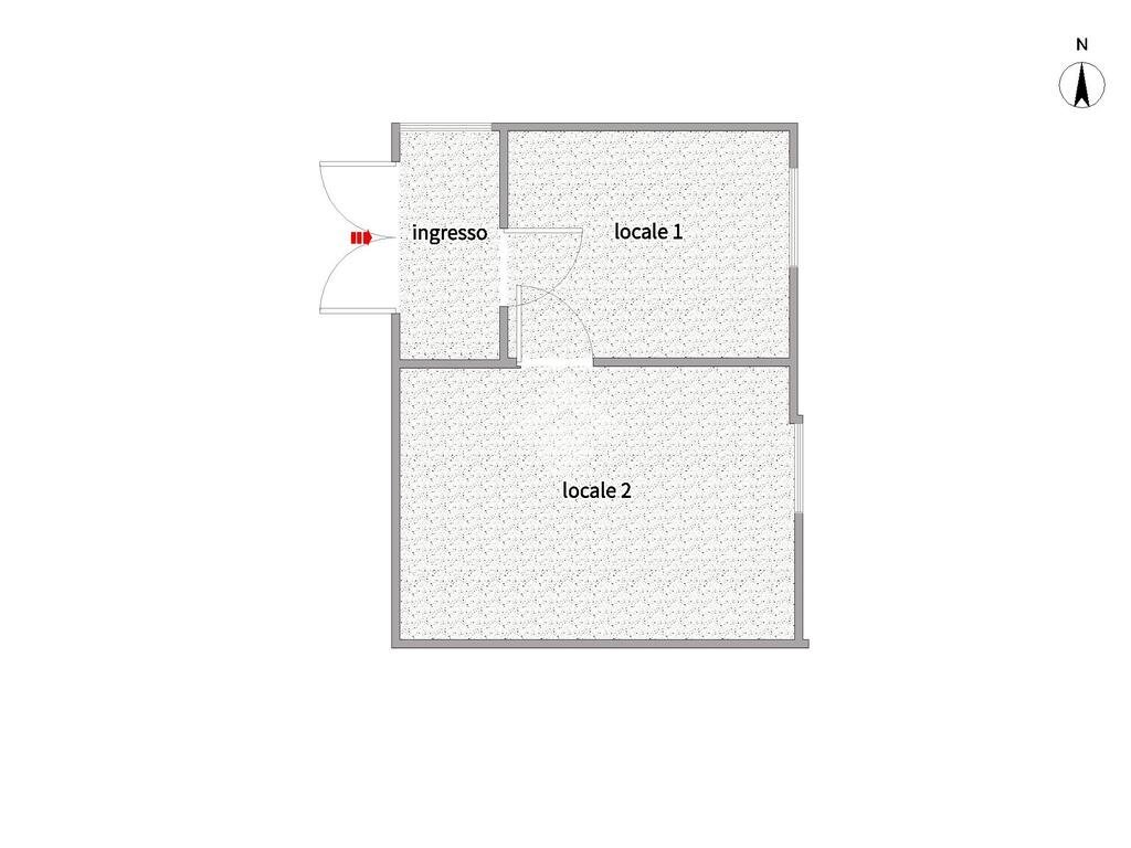 One-room apartment Via Andrea Solari, Milano (neighborhood Solari) - floor plans 1