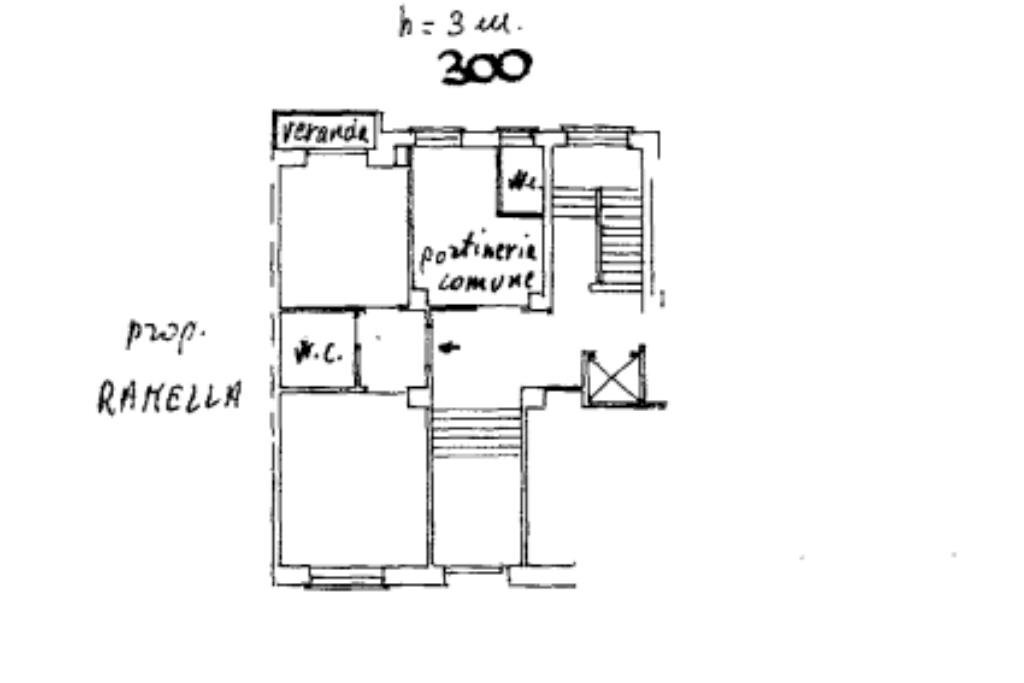 Two-room apartment Via Alessandro Manzoni, Torino (neighborhood Quadrilatero Romano) - floor plans 1