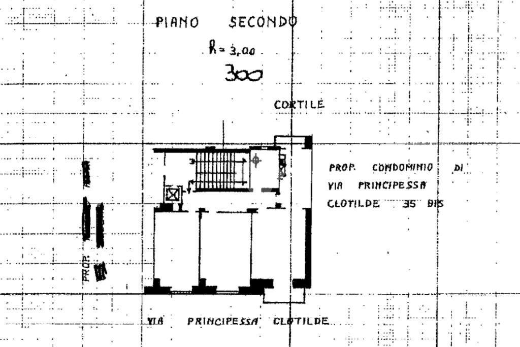 Trilocale Via principessa clotilde, Torino (zona San Donato) - planimetria 1