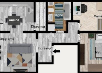 Four-room apartment Via Val Fontanabuona, Genova (neighborhood Sant'Eusebio) - photo 25