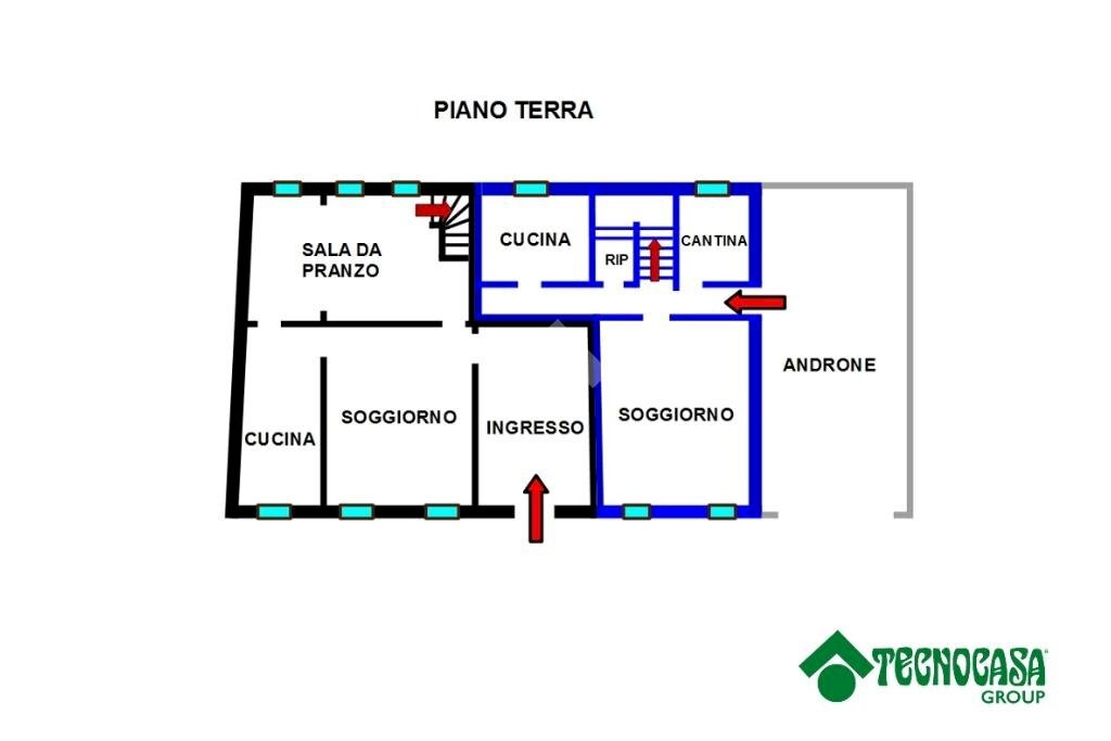 Rustico Via Sp31, Colorno - planimetria 1