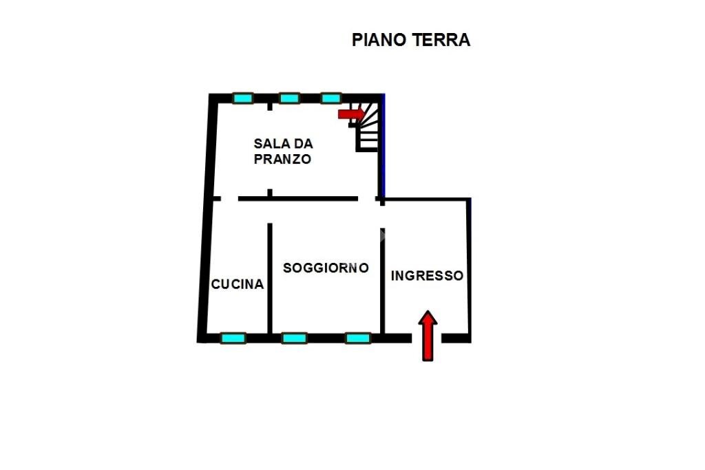 Casa semi indipendente Via Sp31, Colorno - planimetria 1