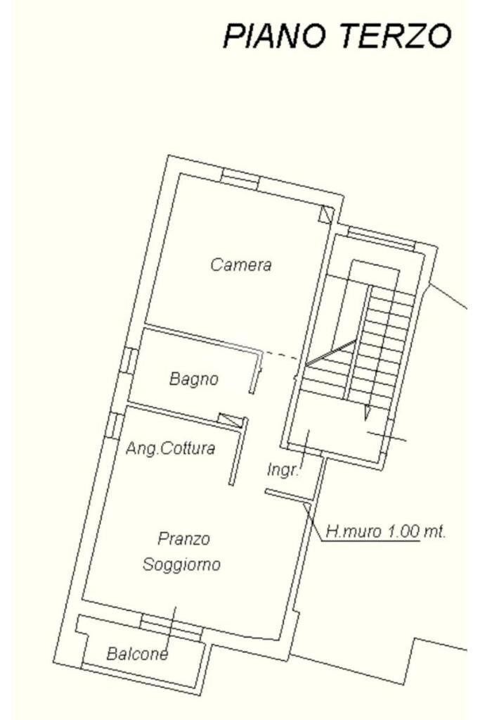 Bilocale Viale P. Gobetti, Modena (zona Buon Pastore - Parco Amendola) - planimetria 1