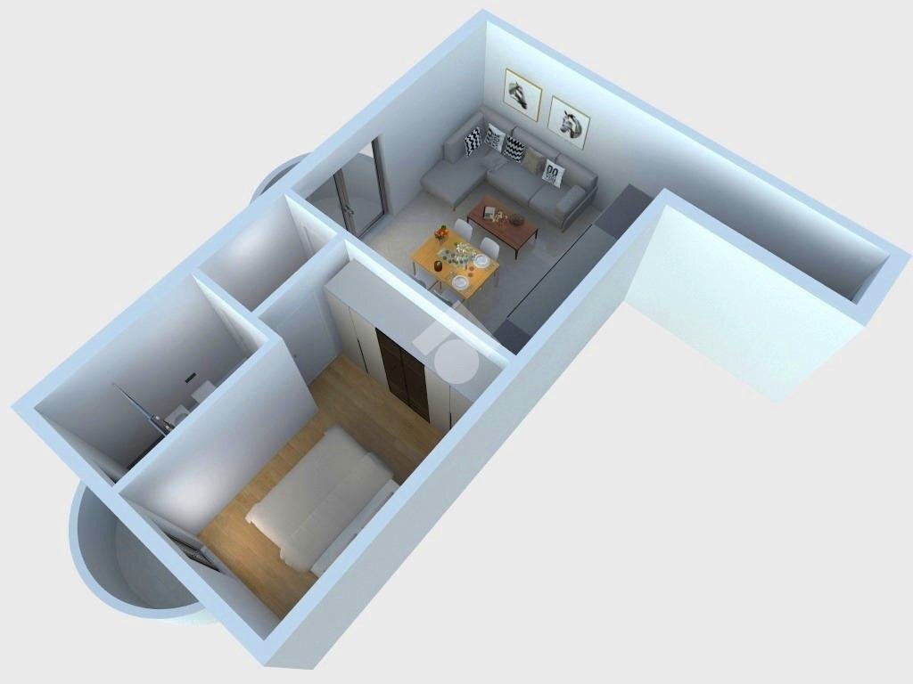 Two-room apartment Via don giovanni minzoni, Sedriano - floor plans 1