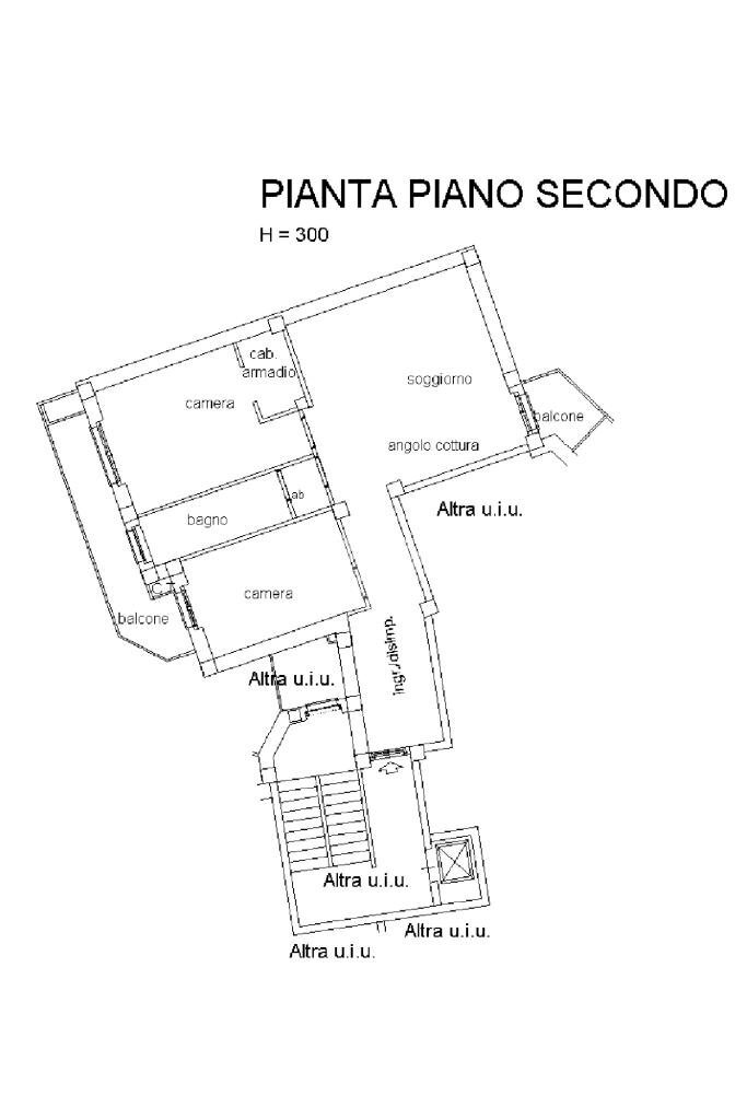 Three-room apartment Piazza Rey, Vinovo - floor plans 1