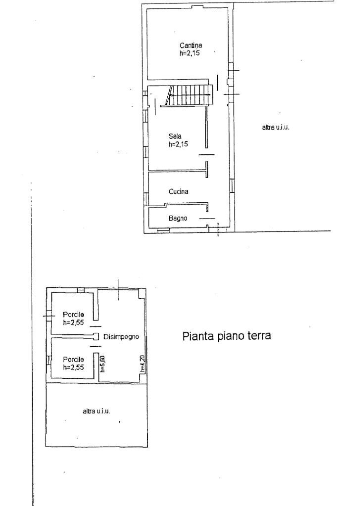 Rustic via Pedriola, Gattatico - floor plans 1
