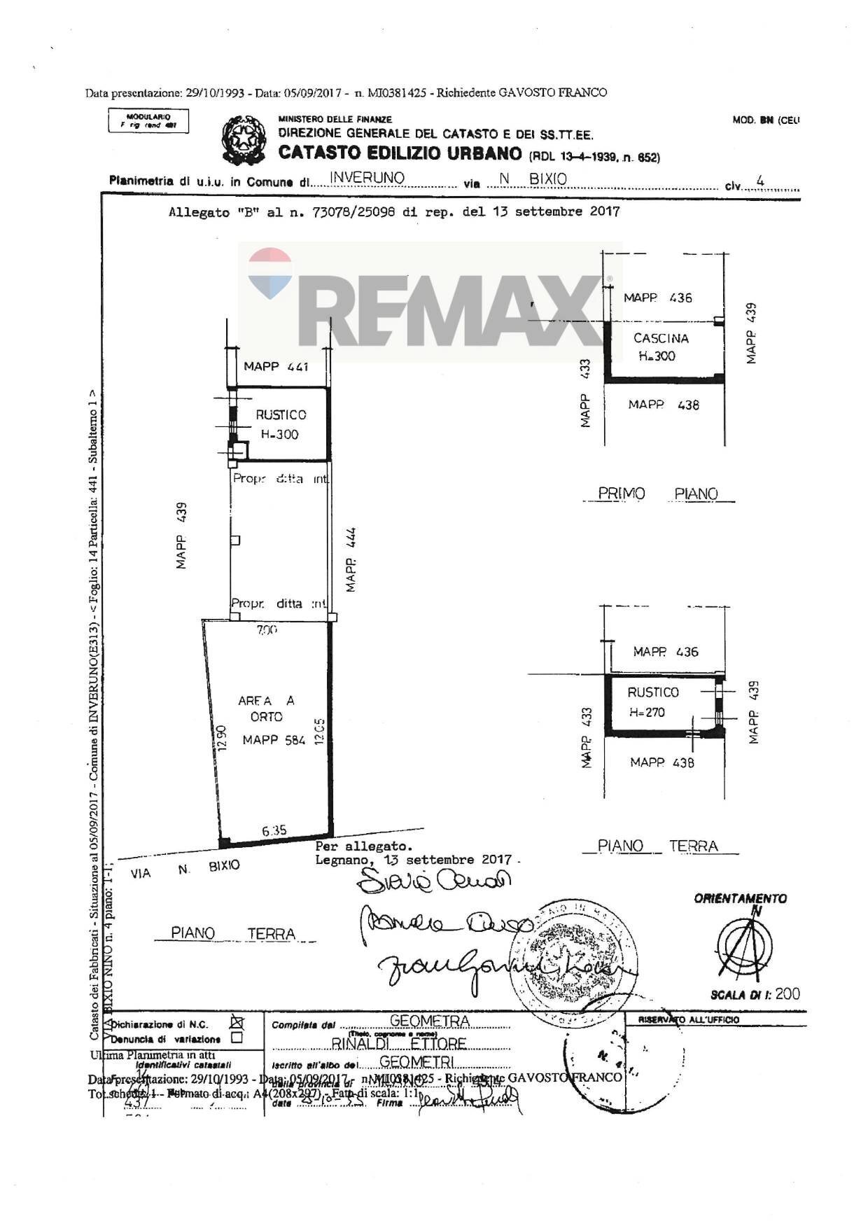 Pianta 2D - Casa semi indipendente via nino bixio
 
4, Inveruno - planimetria 1