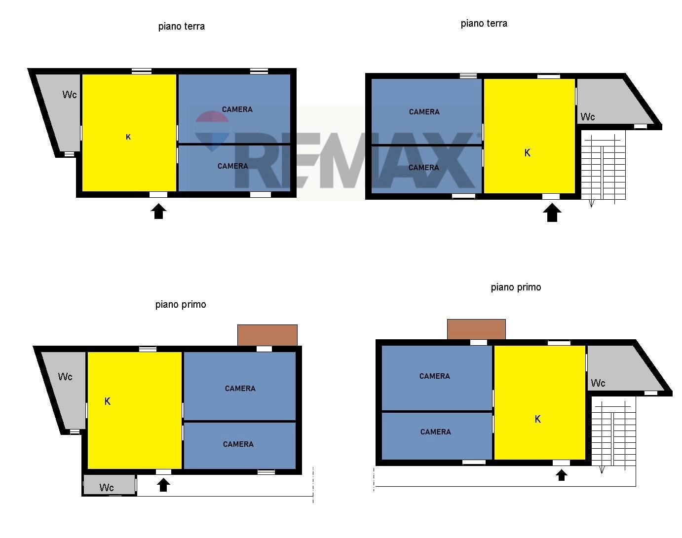Pianta 2D - Stabile - Palazzo via Cosenza
 
4, Casoria - planimetria 1