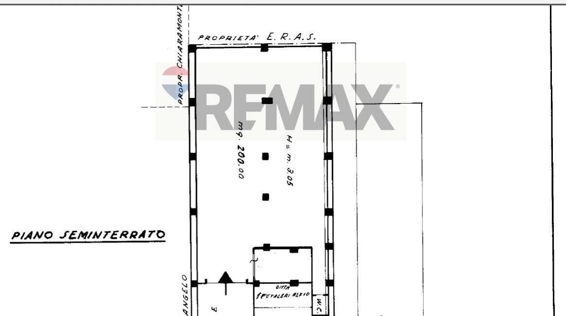 Pianta 2D - Box Via De Caro
 
83, Catania - planimetria 1