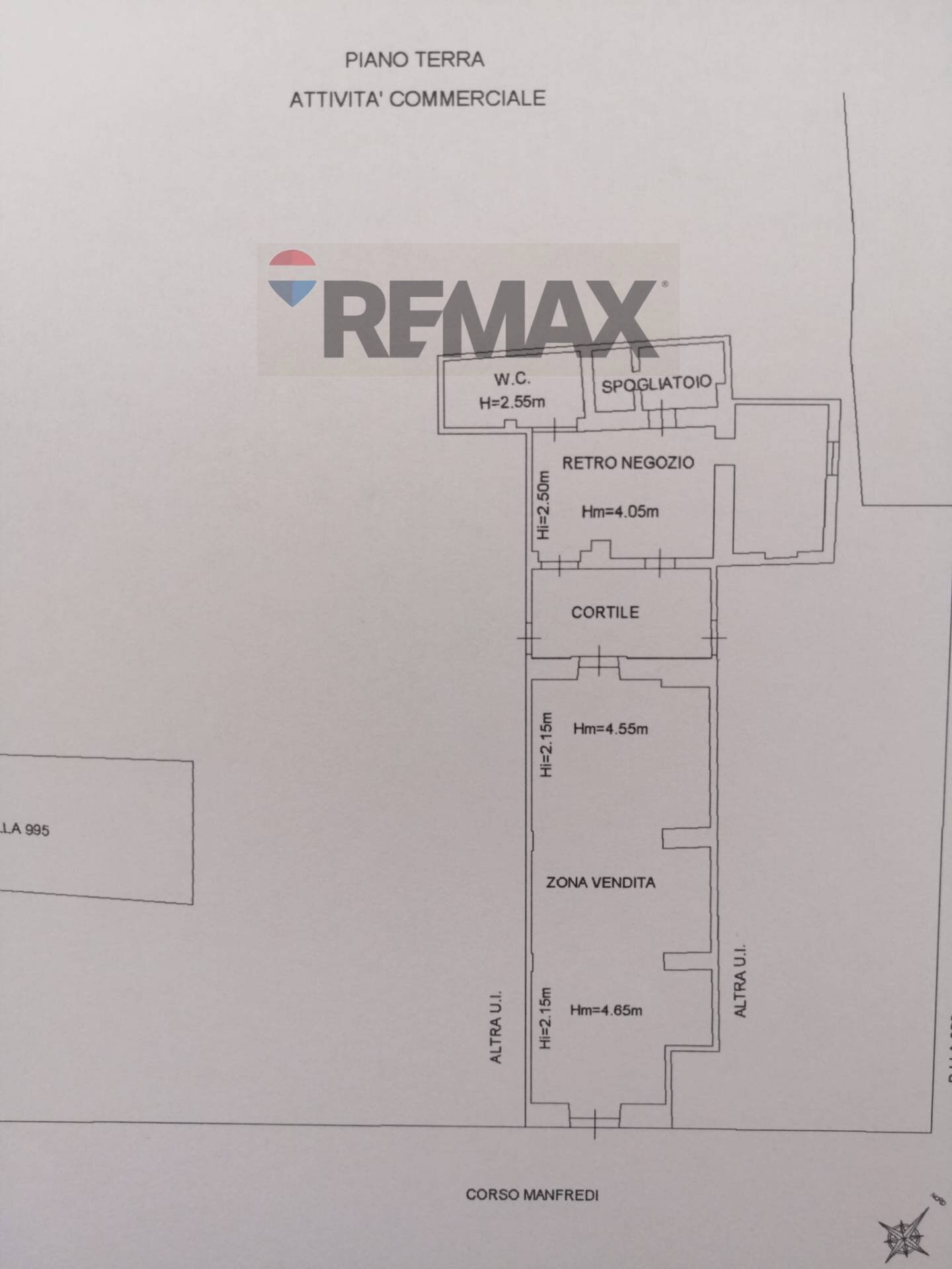 Pianta 2D - Locale Commerciale Corso Manfredi
 
snc, Manfredonia - planimetria 1