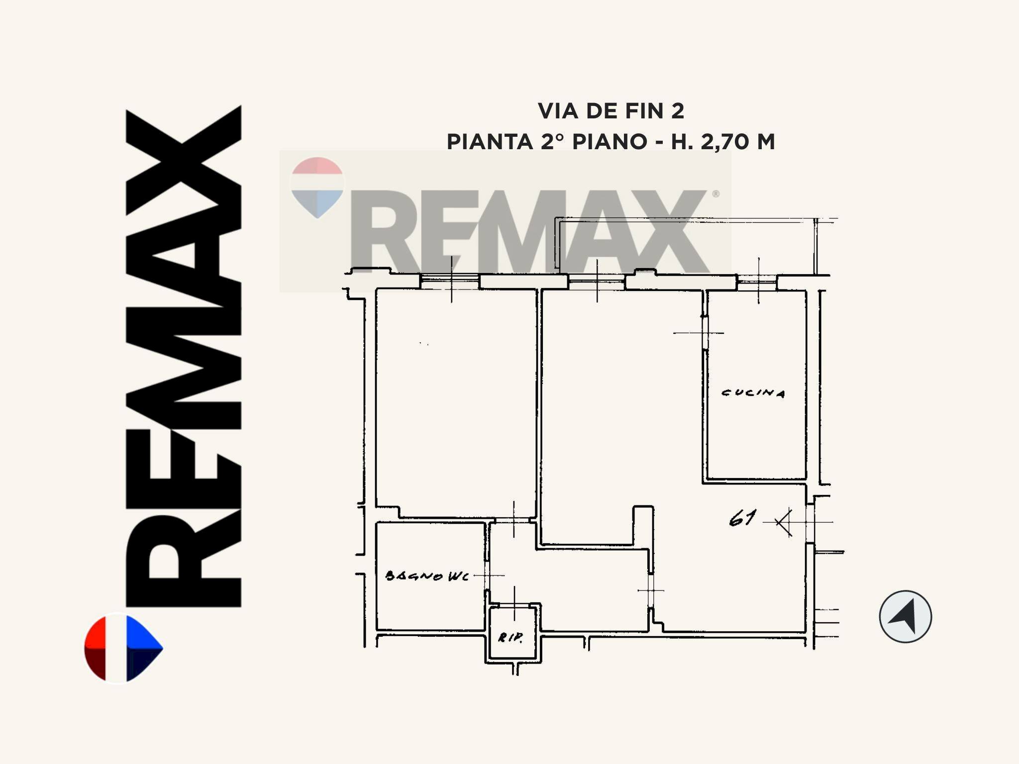 Pianta 2D - Three-room apartment Via De Fin
 
2, Trieste - floor plans 1