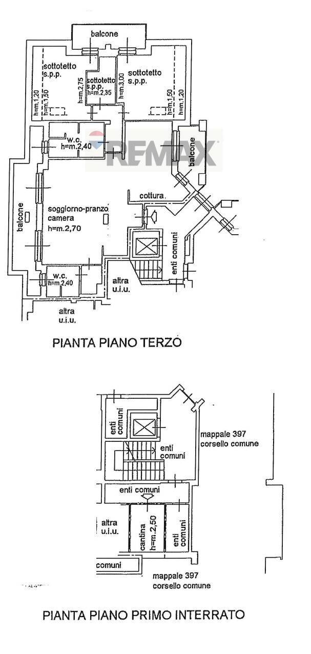 Pianta 2D - Three-room apartment Via Sant'Ambrigio
 
21, Triuggio - floor plans 1