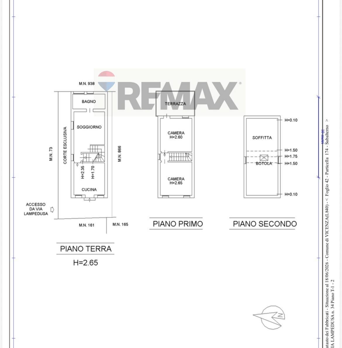 Pianta 2D - Independent house via lampedusa
 
34, Vicenza - floor plans 1