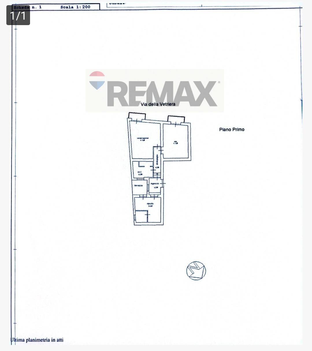 Pianta 2D - Four-room apartment Via Della Vetriera
 
29, Palermo - floor plans 1