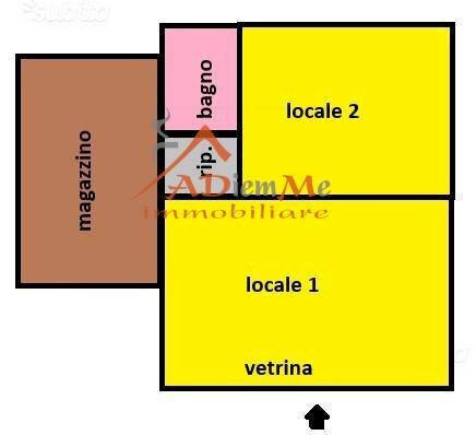 Foto 3 - Commercial Premises piazza vittorio emanuele II, Pisa - floor plans 1
