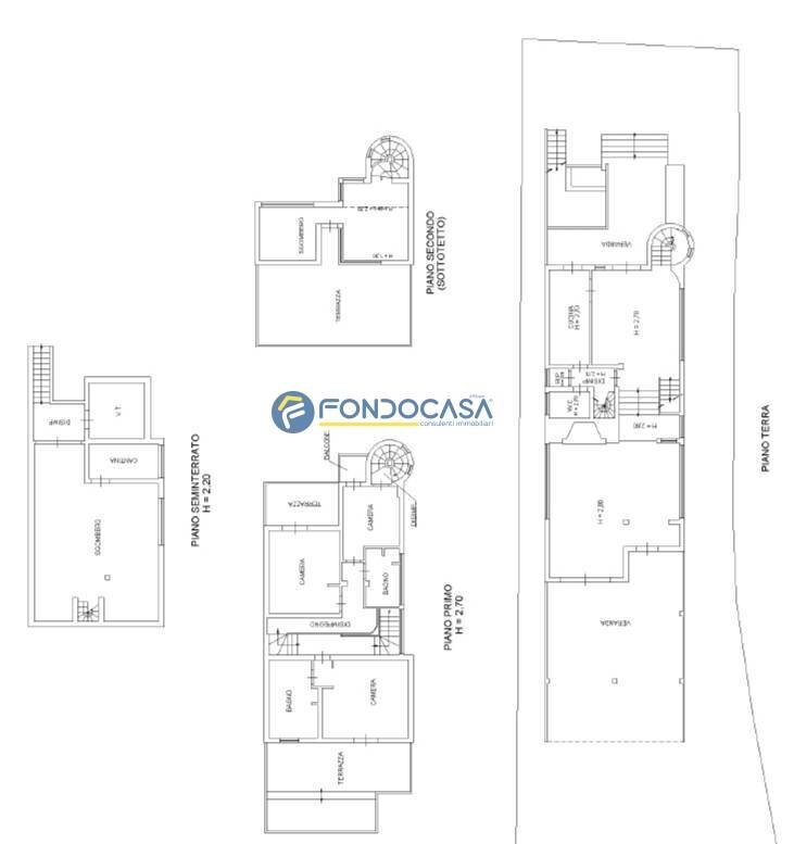 Planimetria - Villa via edoardo francalanci, Massarosa - planimetria 1