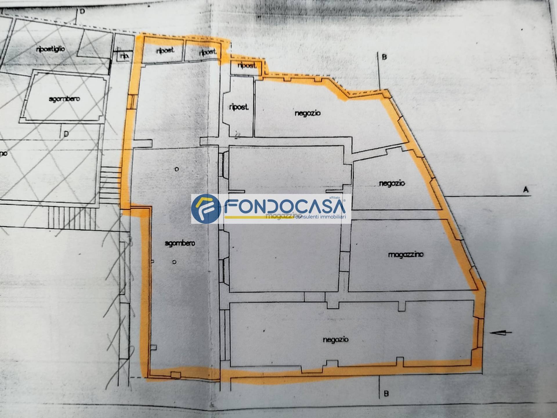 Planimetria - Commercial Activity via guglielmo marconi, Seravezza - floor plans 1