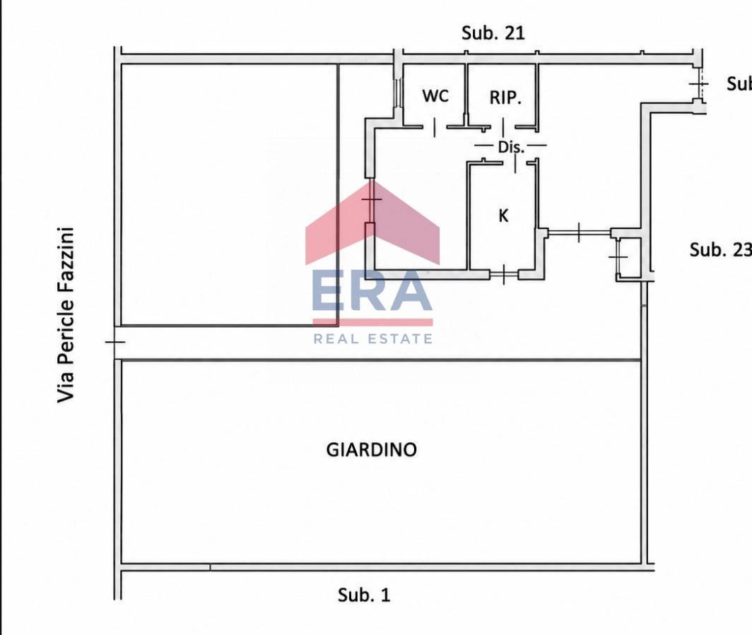 Foto 22 - Two-room apartment Via Amerigo Toth
 
18, Roma - floor plans 1