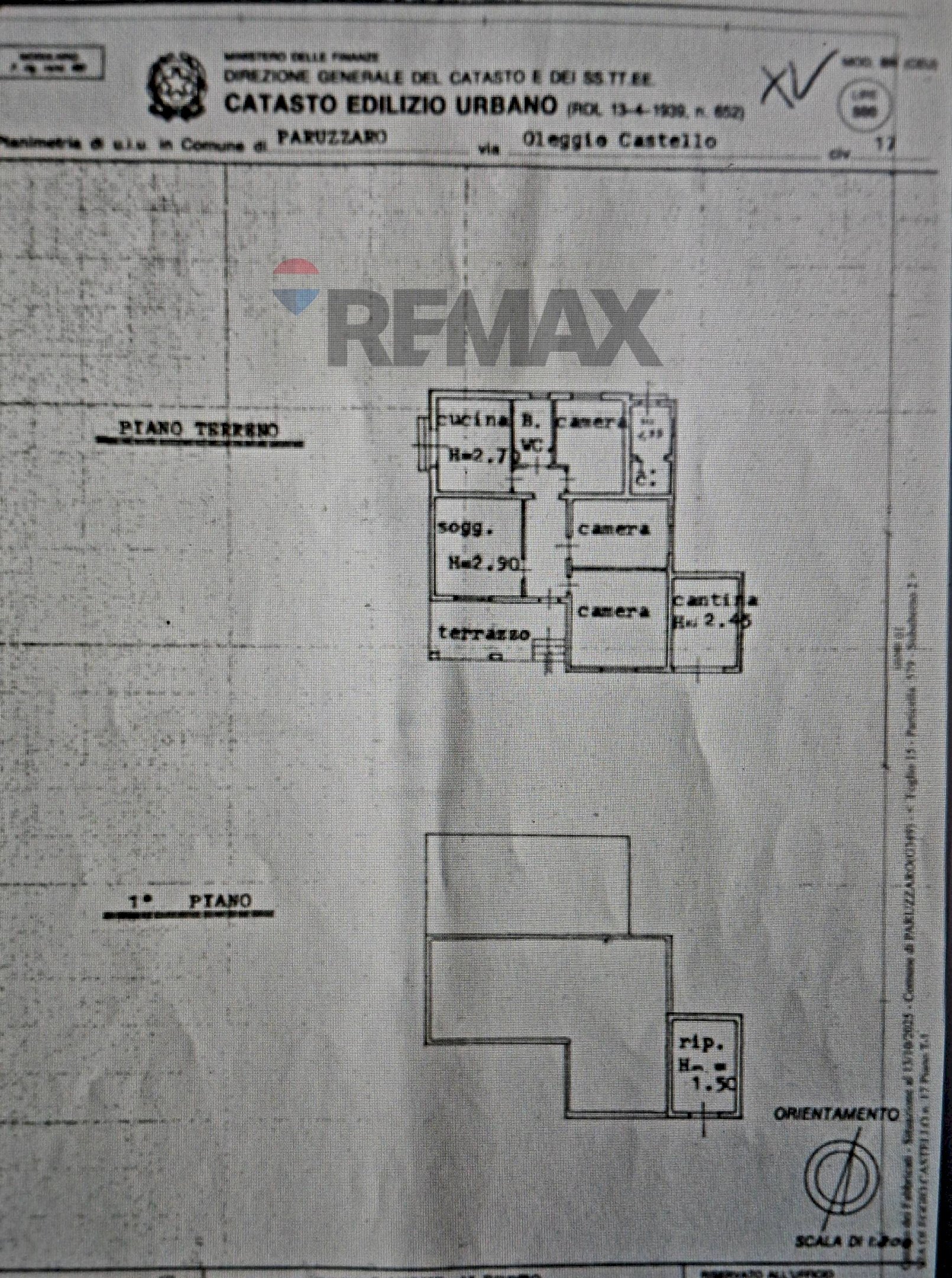 Pianta 2D - Villa via oleggio castello
 
17, Paruzzaro - floor plans 1