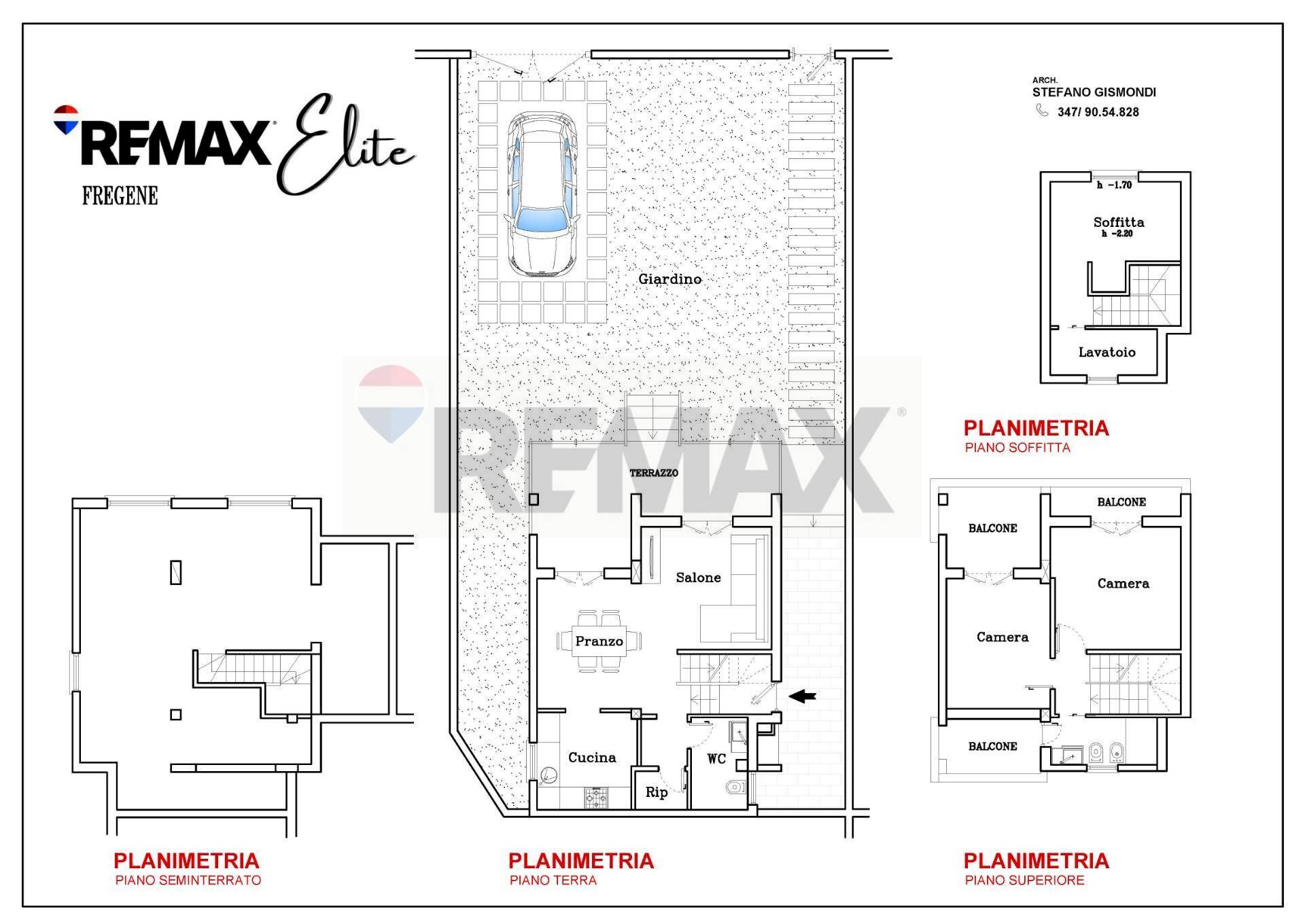 Pianta 2D - Villa VIA PARAGGI, Fiumicino - planimetria 1