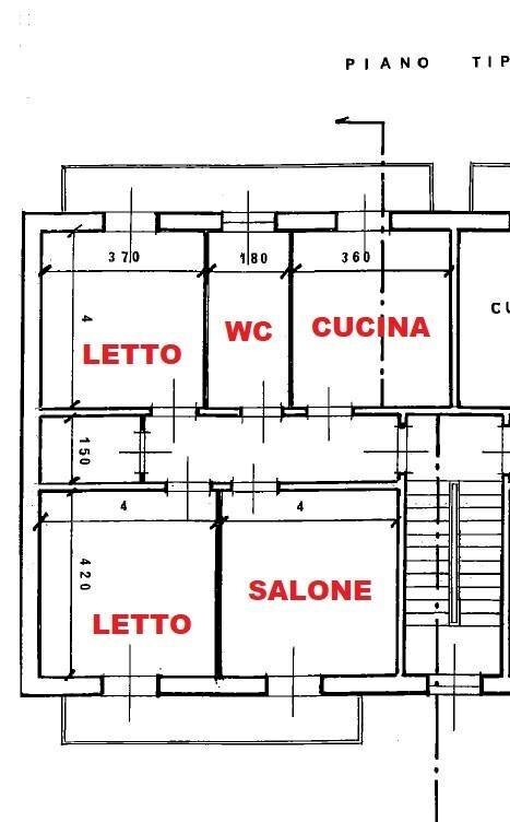 Three-room apartment Statte - floor plans 1