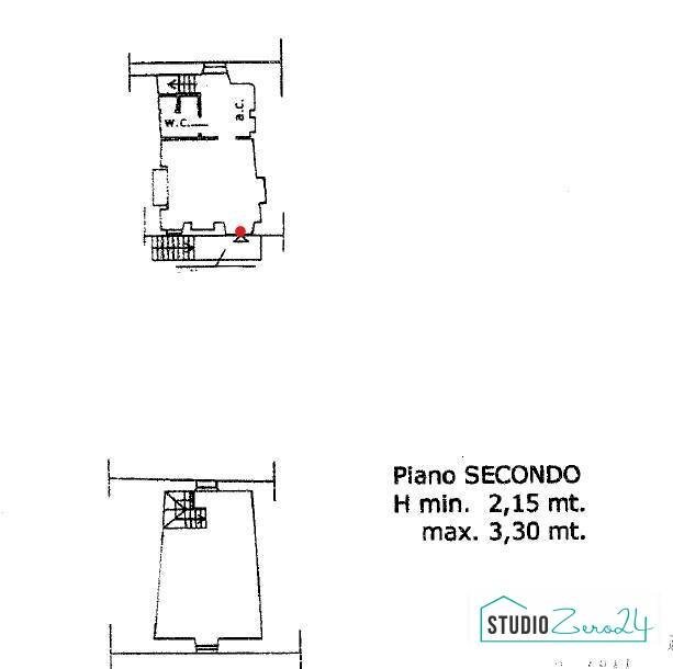 Foto 19 - Bilocale Guardea - planimetria 1