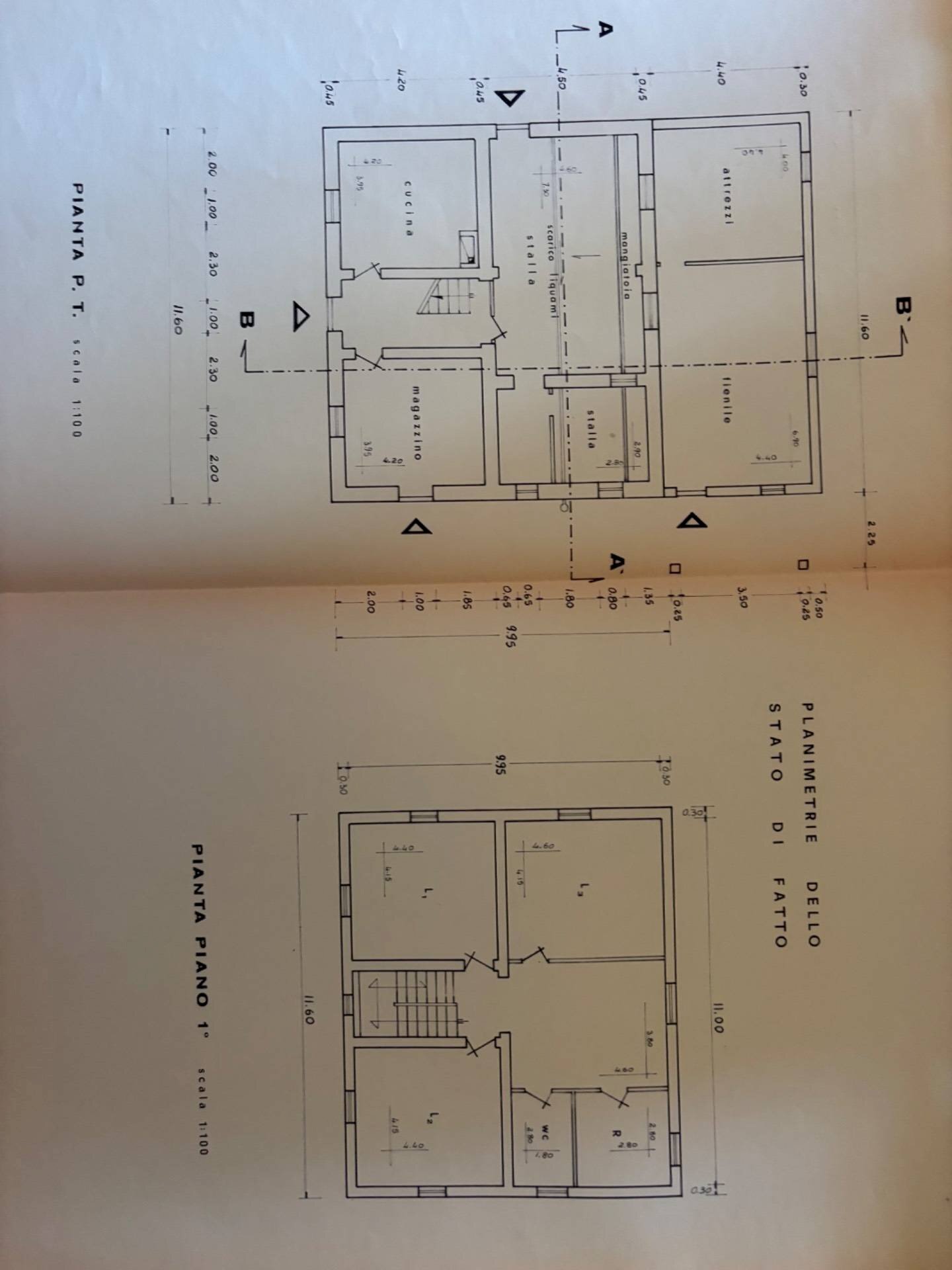 Foto 53 - Villa CONTRADA BAUGLIONE, Civitaquana - floor plans 1