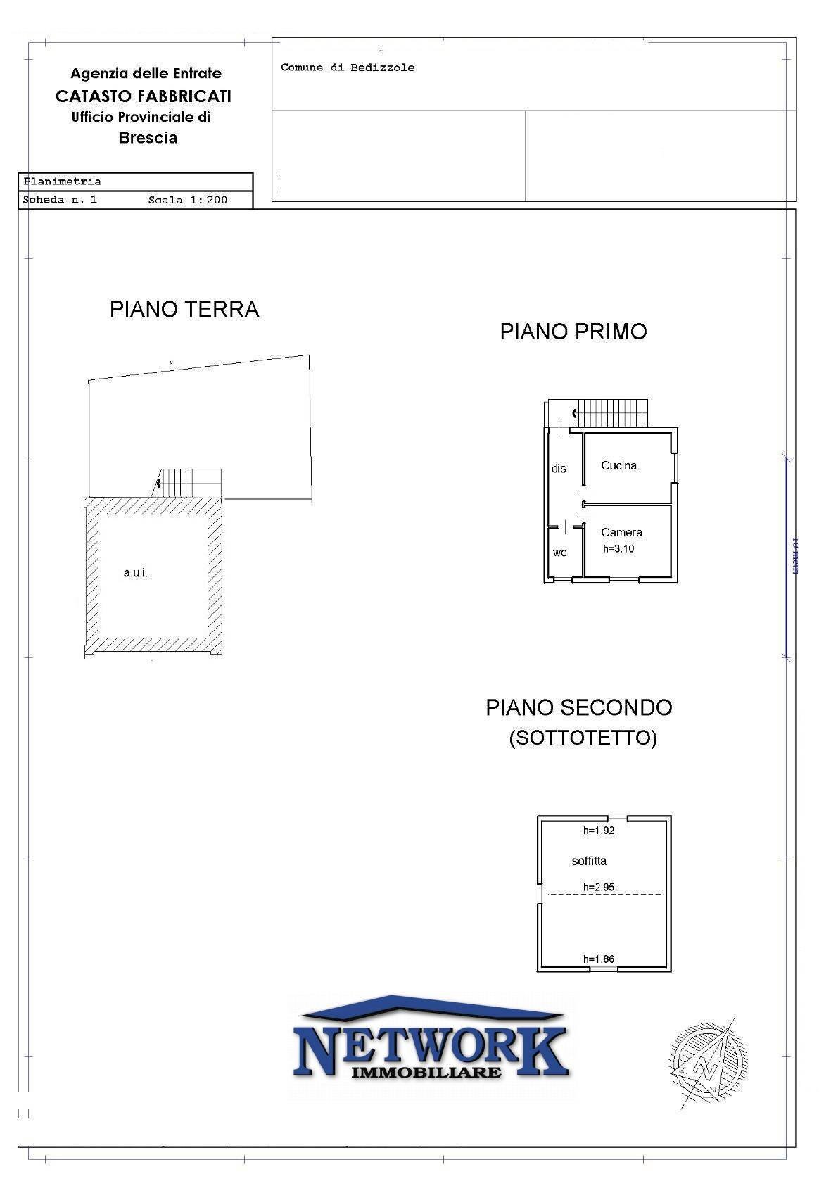 Foto 9 - Appartamento via monteroseo, Bedizzole - planimetria 1
