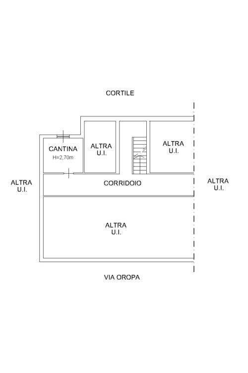 Trilocale via Oropa, 95, Torino (zona Vanchiglietta) - planimetria 1