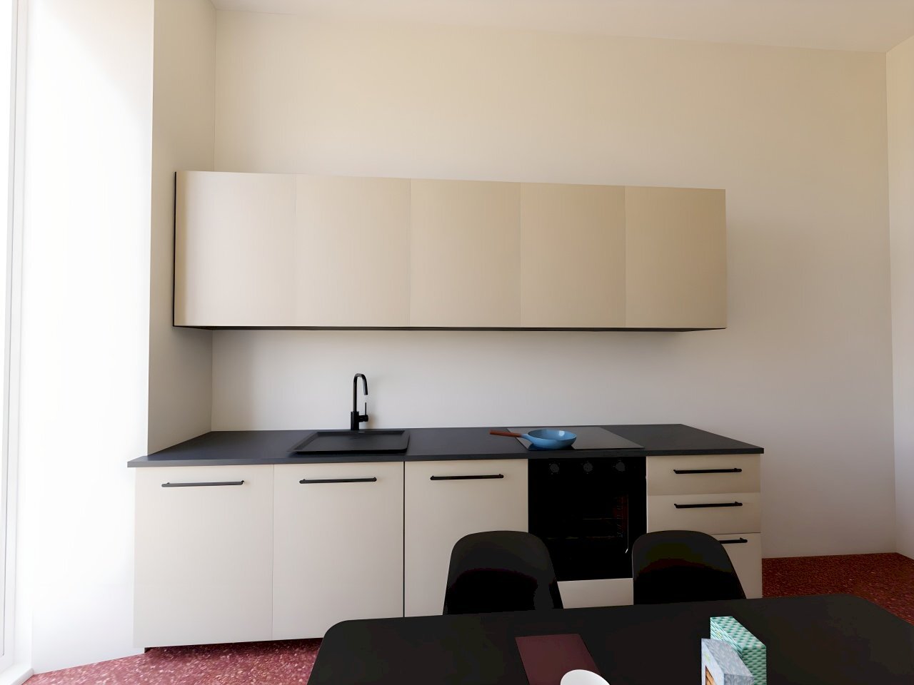carrescia via toselli torino_3D_CUCINA - Four-room apartment Via Pietro Toselli, Torino (neighborhood Crocetta) - photo 3