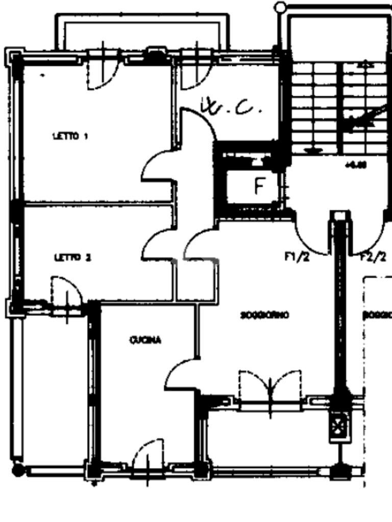 Four-room apartment Strada Torino, Beinasco - floor plans 1
