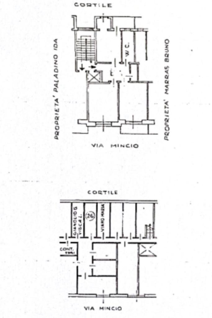 Three-room apartment Via Mincio, Settimo Torinese - floor plans 1