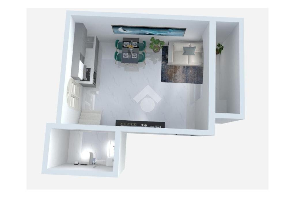 One-room apartment Via Matera, Bordighera - floor plans 1
