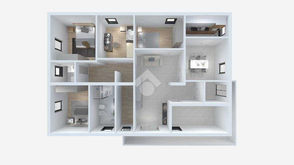 Independent house Via Augera, Cadelbosco di Sopra - floor plans 1