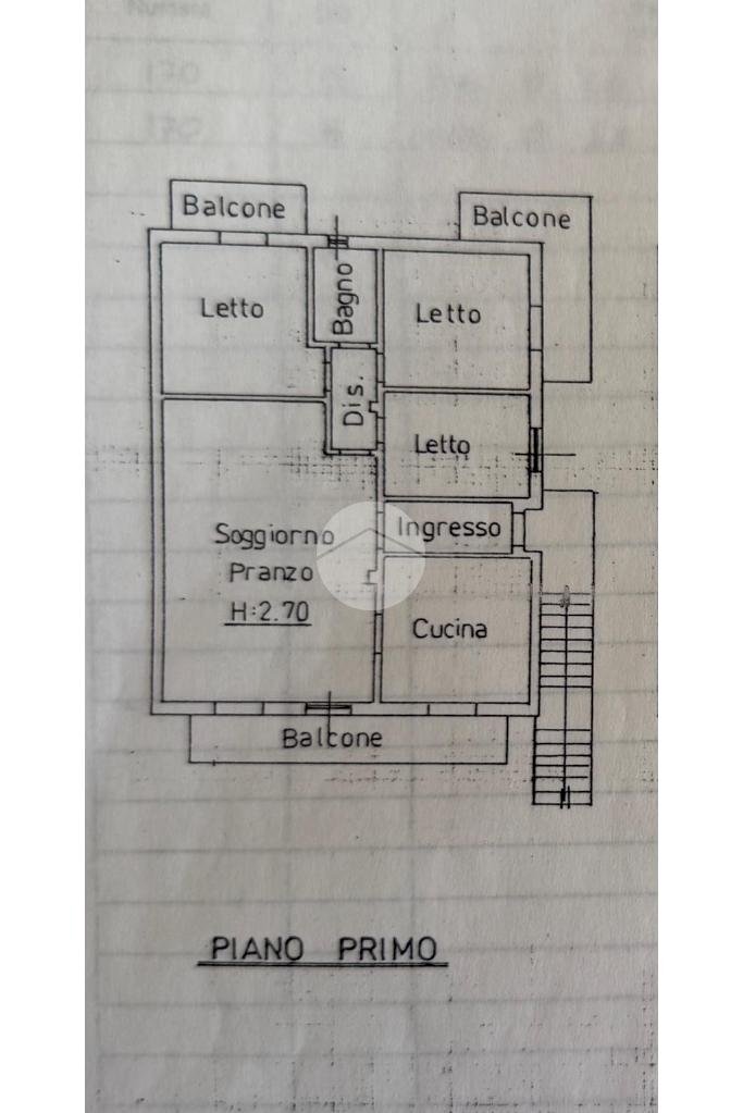 Porzione di casa Via ugo la malfa, Cervia - planimetria 1