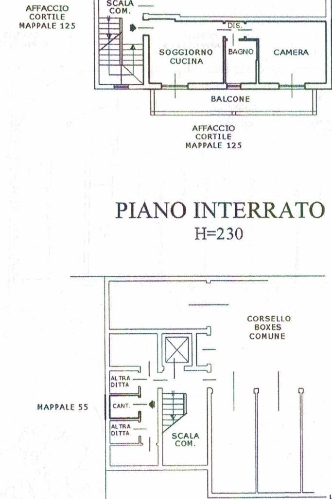 Two-room apartment Via Nino Martoglio, Milano (neighborhood Bovisasca) - floor plans 1