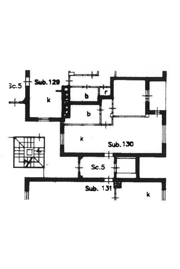Two-room apartment Via cascina bianca, Milano (neighborhood Barona) - floor plans 1