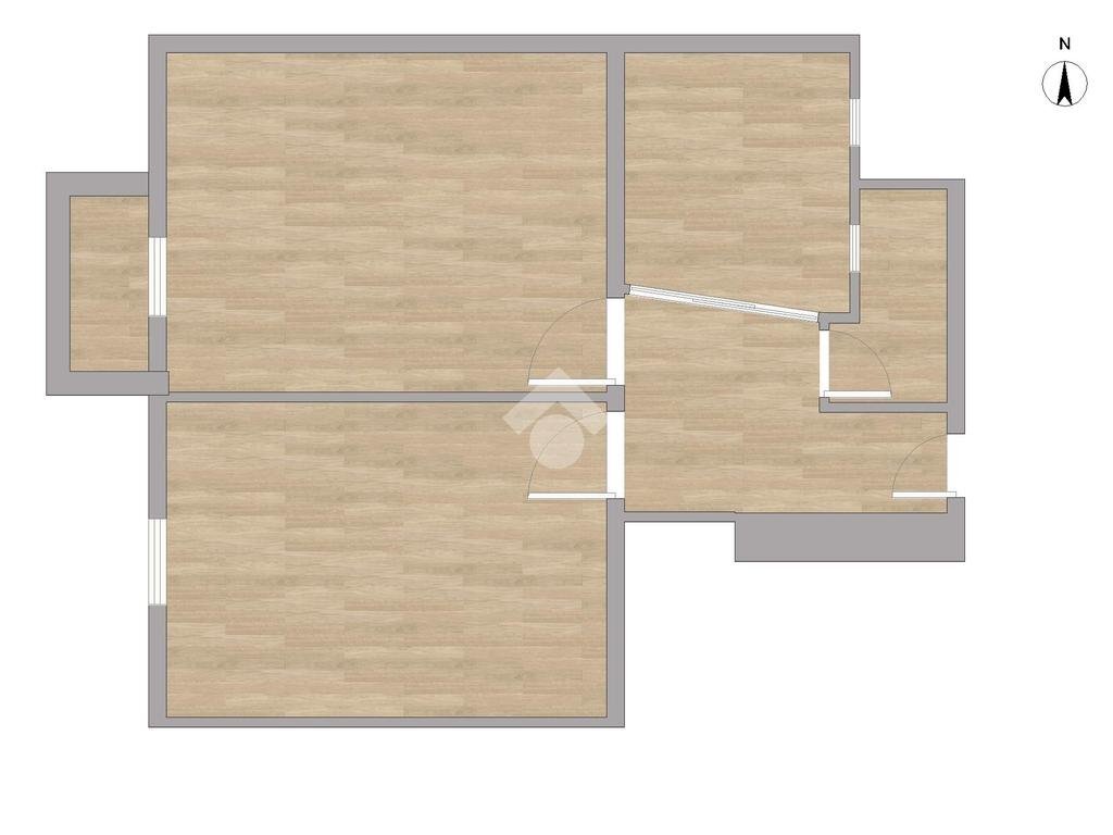 Bilocale Via Adige, Milano (zona Ticinese) - planimetria 1
