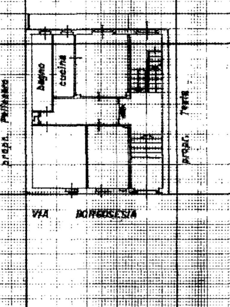 Three-room apartment Via borgosesia, Torino (neighborhood Parella) - floor plans 1